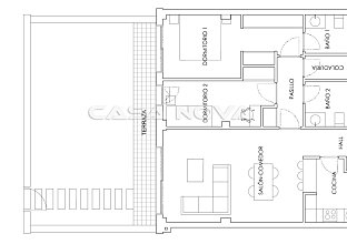 Ref. 1203607 | Piso con jardín en moderno complejo residencial