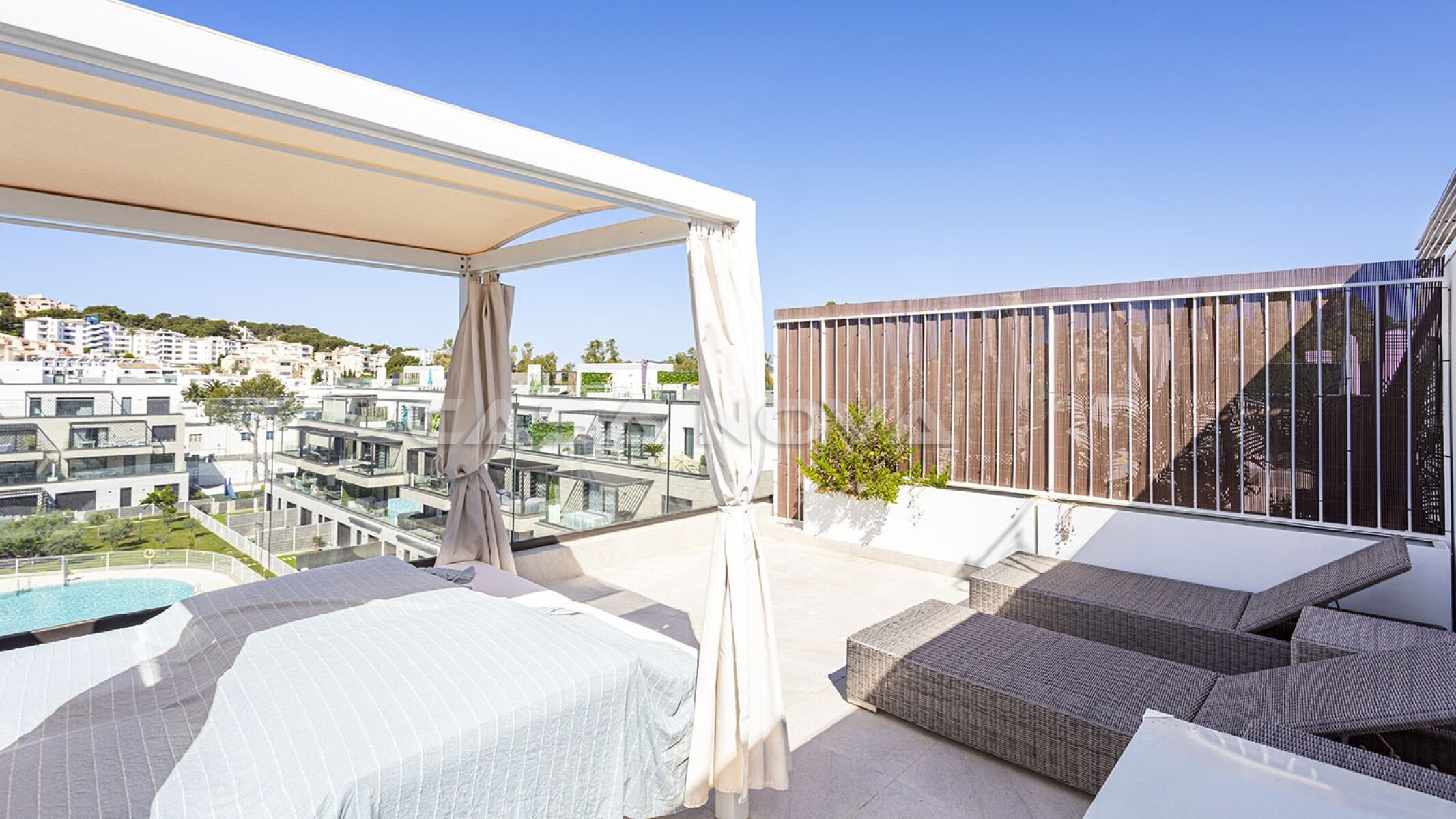 Penthouse mit privatem Pool und Dachterrasse