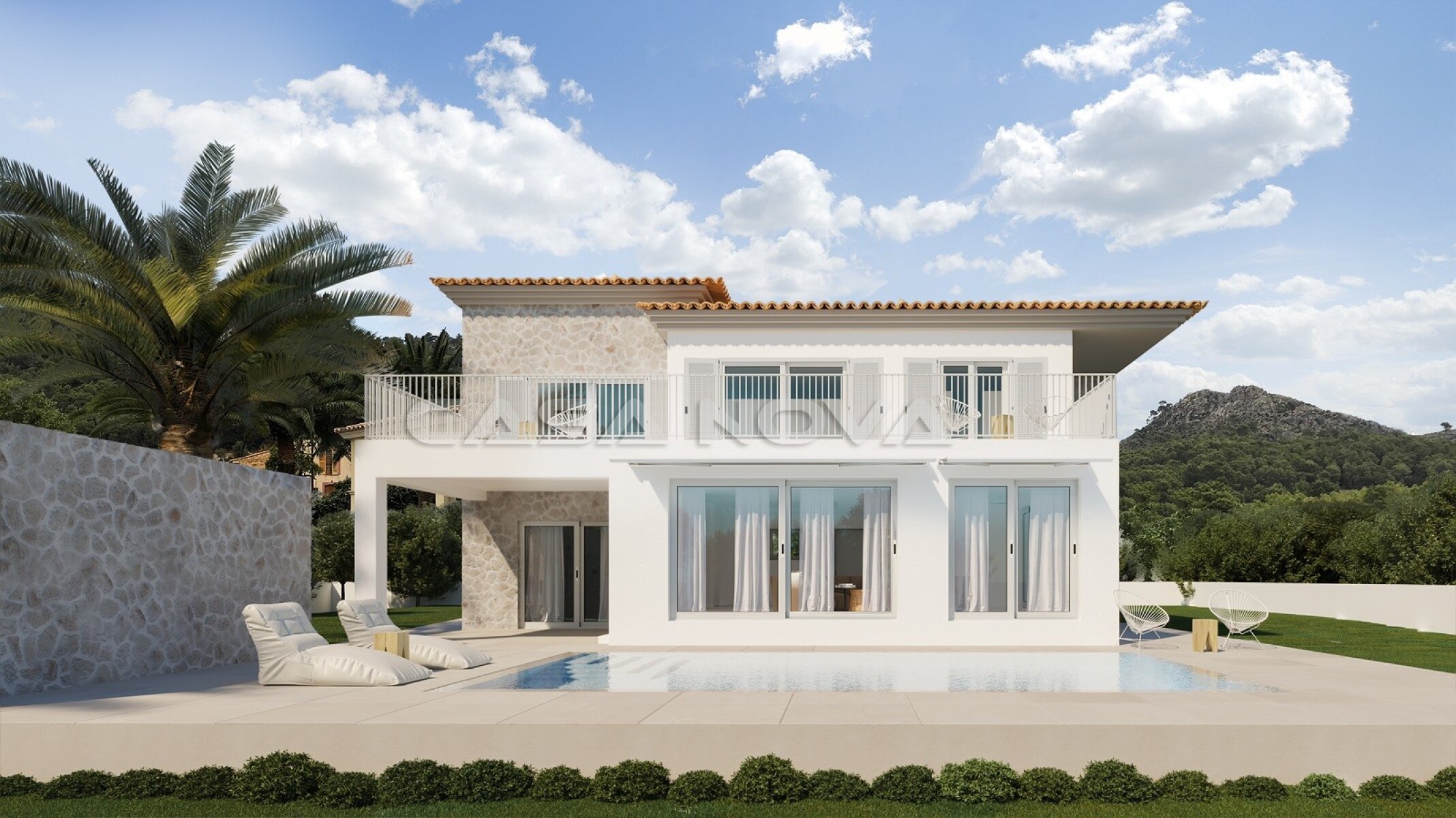 New build property: Picturesque finca at the foot of the Tramuntana mountains